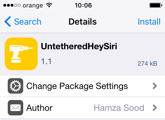 UntetheredHeySiri verandert iPhone 6 in iPhone 6S