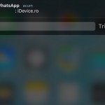 Respuesta rápida de WhatsApp Messenger iOS 9