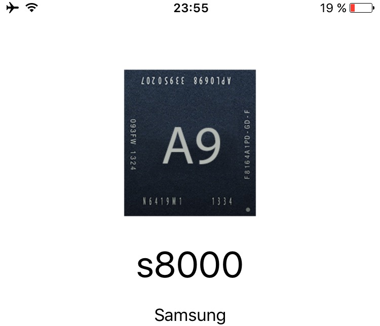 mikä A9-siru sinulla on iPhone 6s 4:ssa