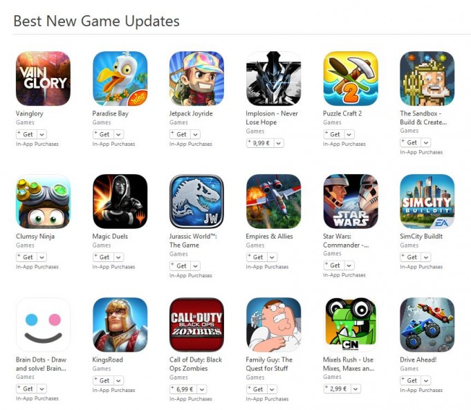 Best New Game Updates pentru iOS | iDevice.ro