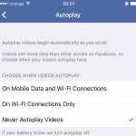 dezactivezi redare automata video Facebook auto-play