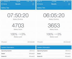 diferenta autonomie iPhone 6S TSMC Samsung