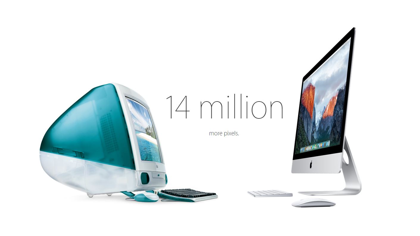 Evoluzione dell'iMac Apple