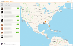 iCloud Find My Friends