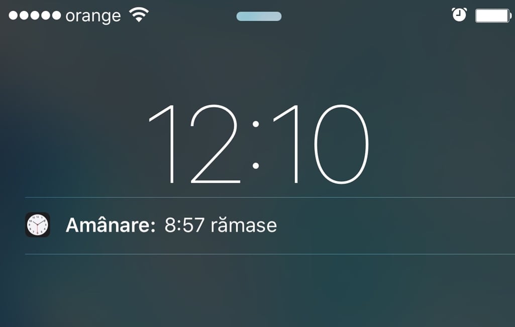 iOS 9 amanare alarma 9 minute
