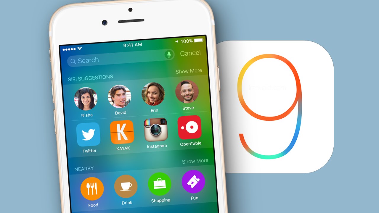 iOS 9 wurde aus heiterem Himmel heruntergefahren