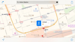 Itinéraires de transports en commun iOS 9