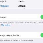 iOS 9.1 afisare ascundere contacte mesaje