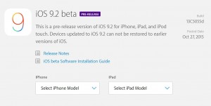 iOS 9.2 beta 1