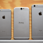 Confronto del design di iPhone 6 e HTC One A9 1
