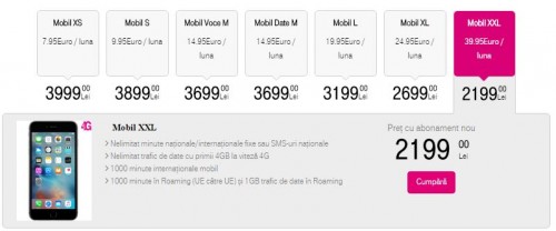 iPhone 6S Plus 64 GB pret abonament Telekom