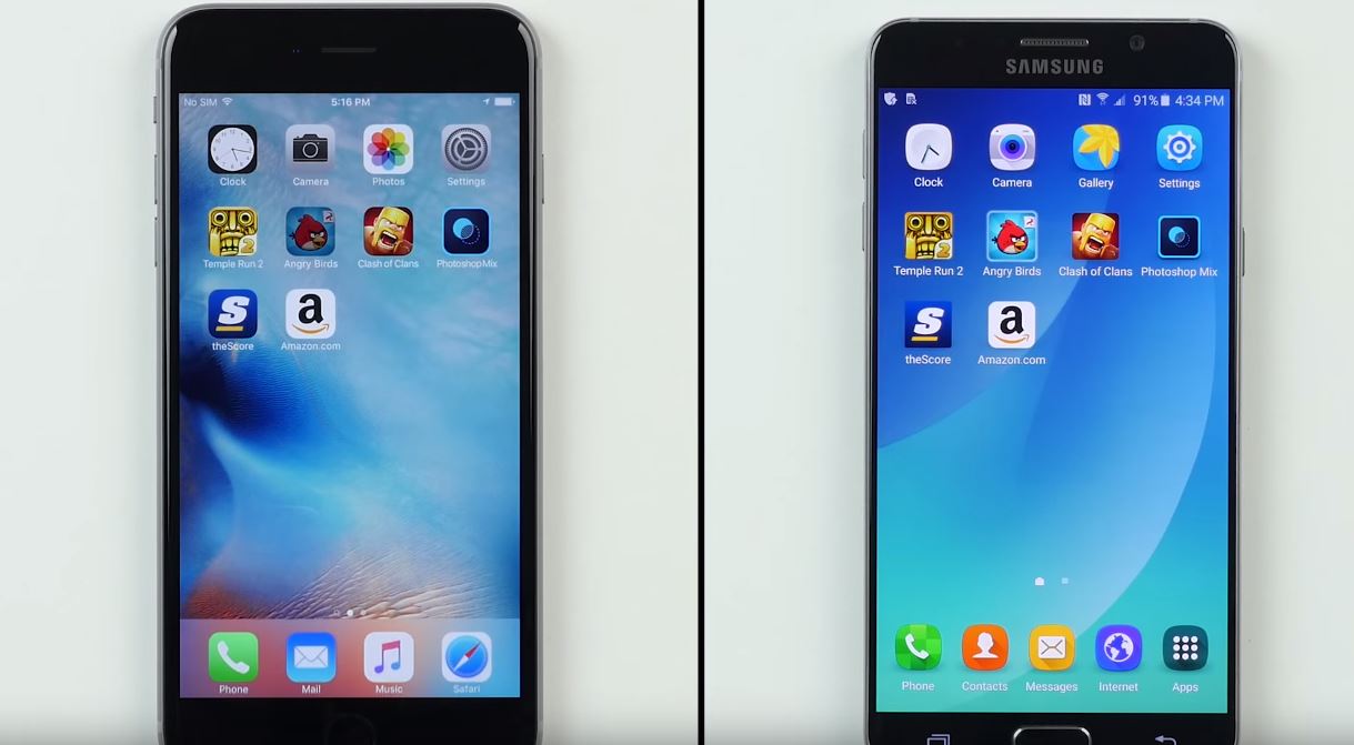 El iPhone 6S Plus humilla al Galaxy Note 5 en términos de rendimiento