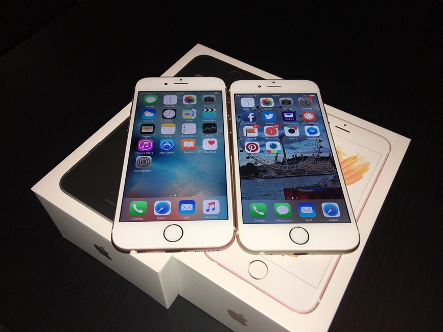 iPhone 6S vs iPhone 6S Plus iata care este mai cumparat
