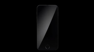 Concepto de pantalla grande del iPhone 7