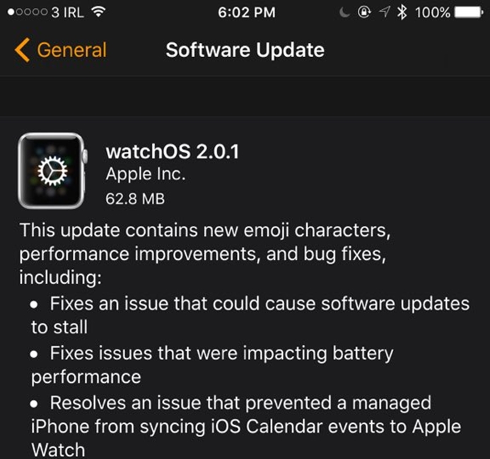 Watch 2.0.1