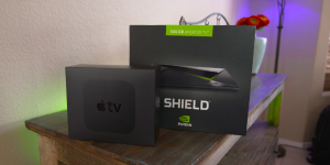 Apple TV 4 Nvidia Bouclier