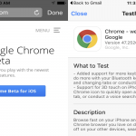 Beta Google Chrome na iOS