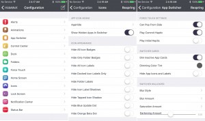 HideMeX (iOS 9) personalizeaza interfata iOS 9