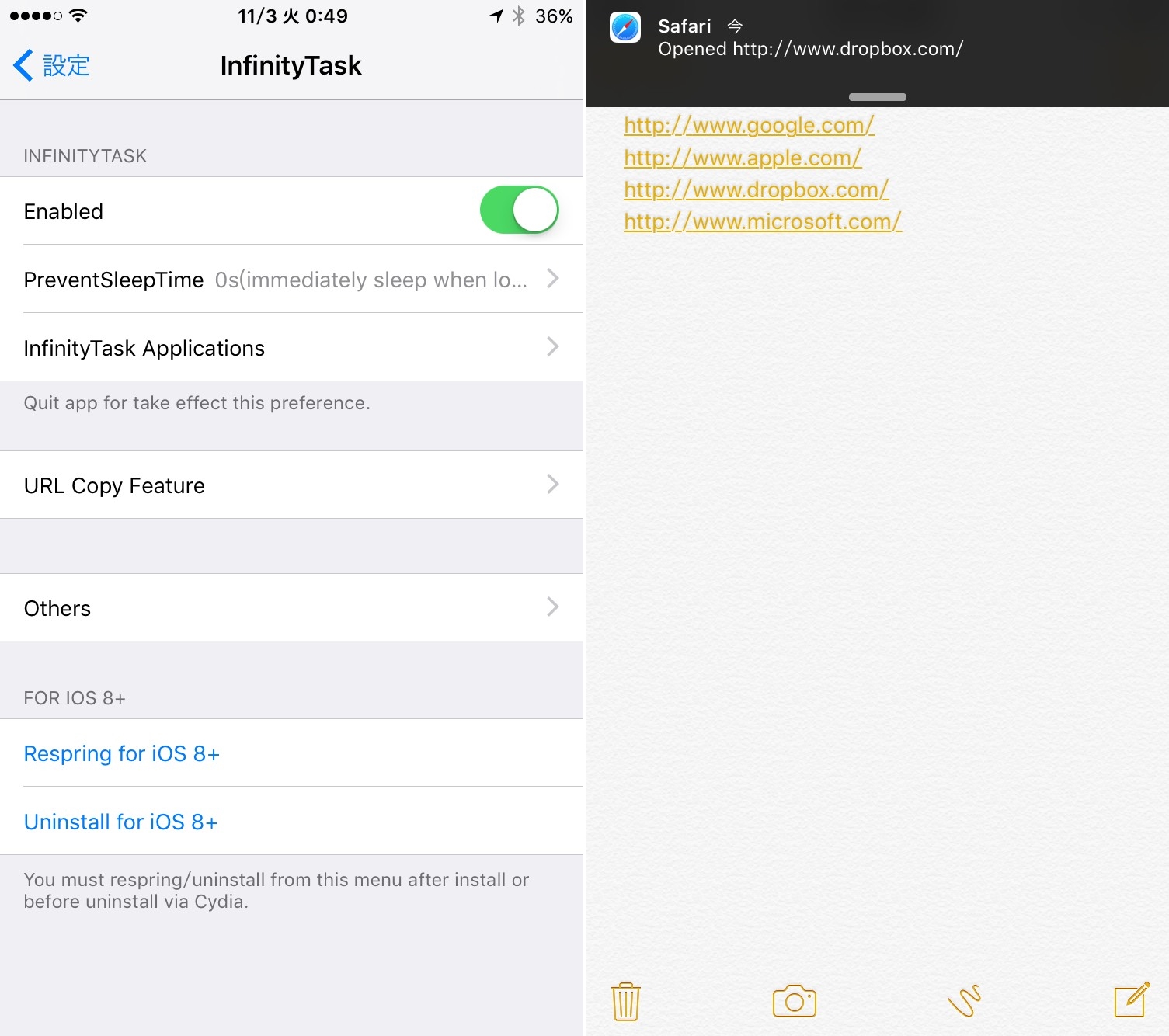 InfinityTask (iOS 9)