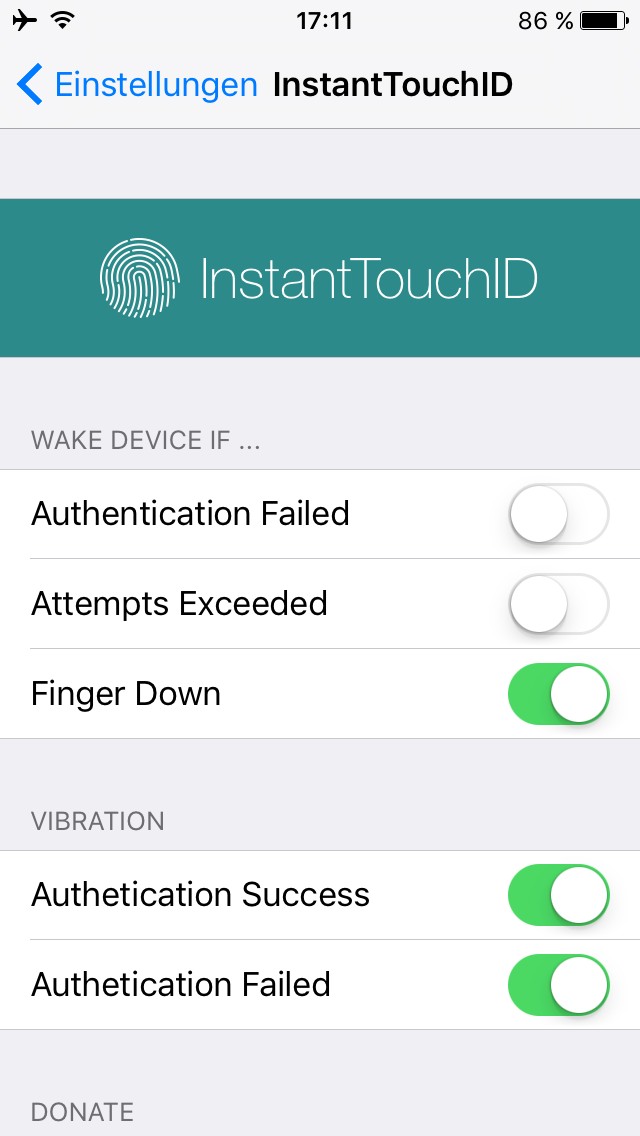 InstantTouch ID