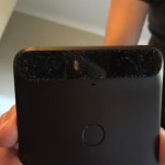 Panneau de protection de la caméra fissurée du Nexus 6P 1