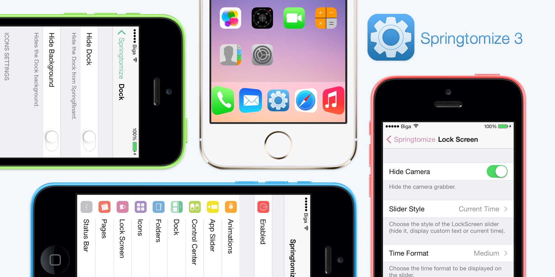 Springtomize 3 iOS 9