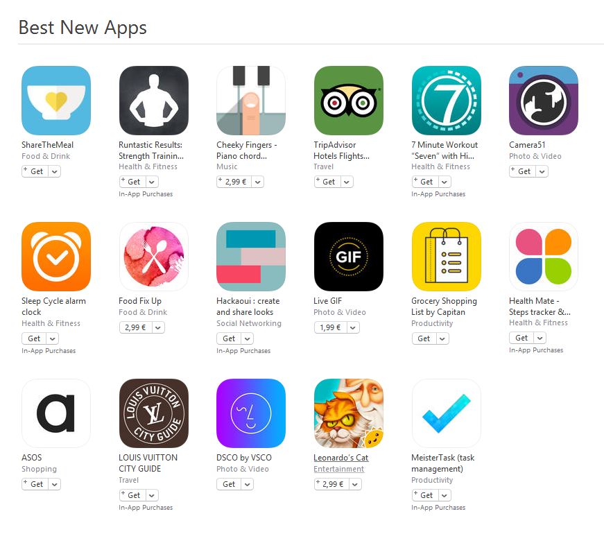 the best new apps