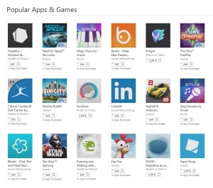 de mest populære App Store-applikationer
