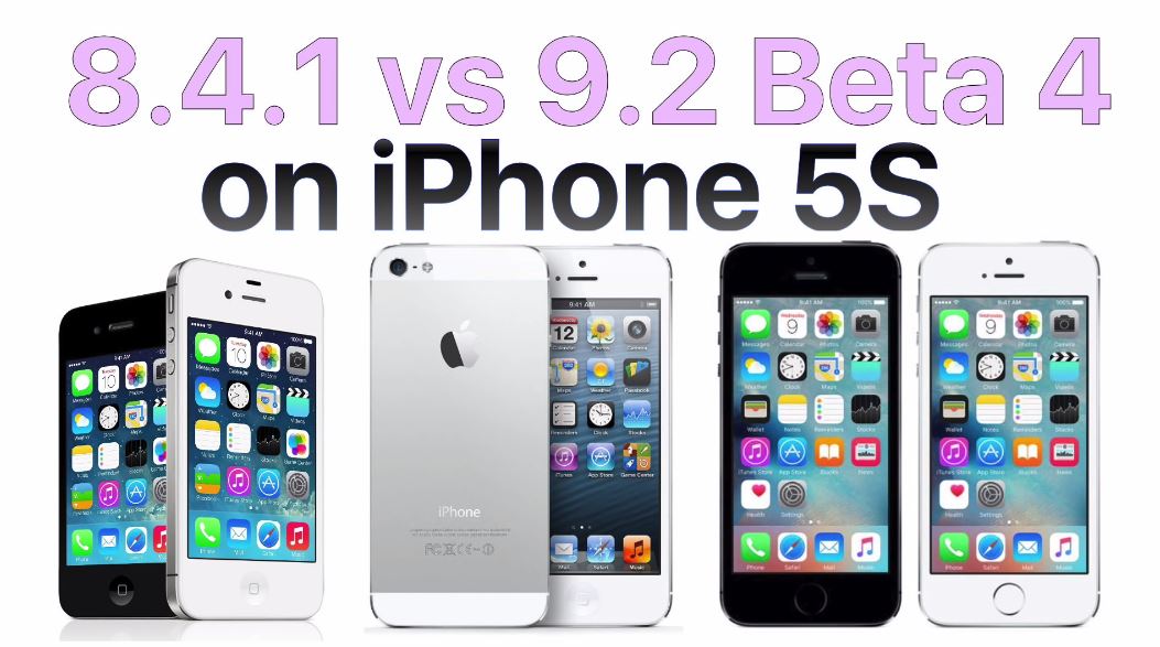 Rendimiento de iOS 8.4.1 frente a iOS 9.2 beta 4