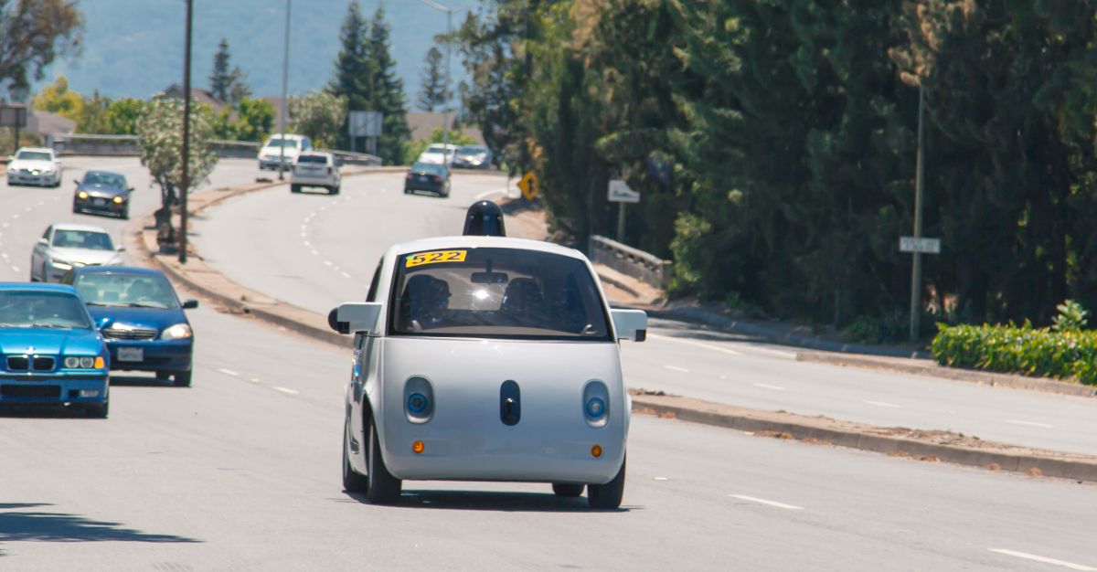 Autonome elektrische auto van Google