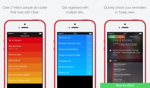 Clear – Tasks, Reminders si To-Do Lists