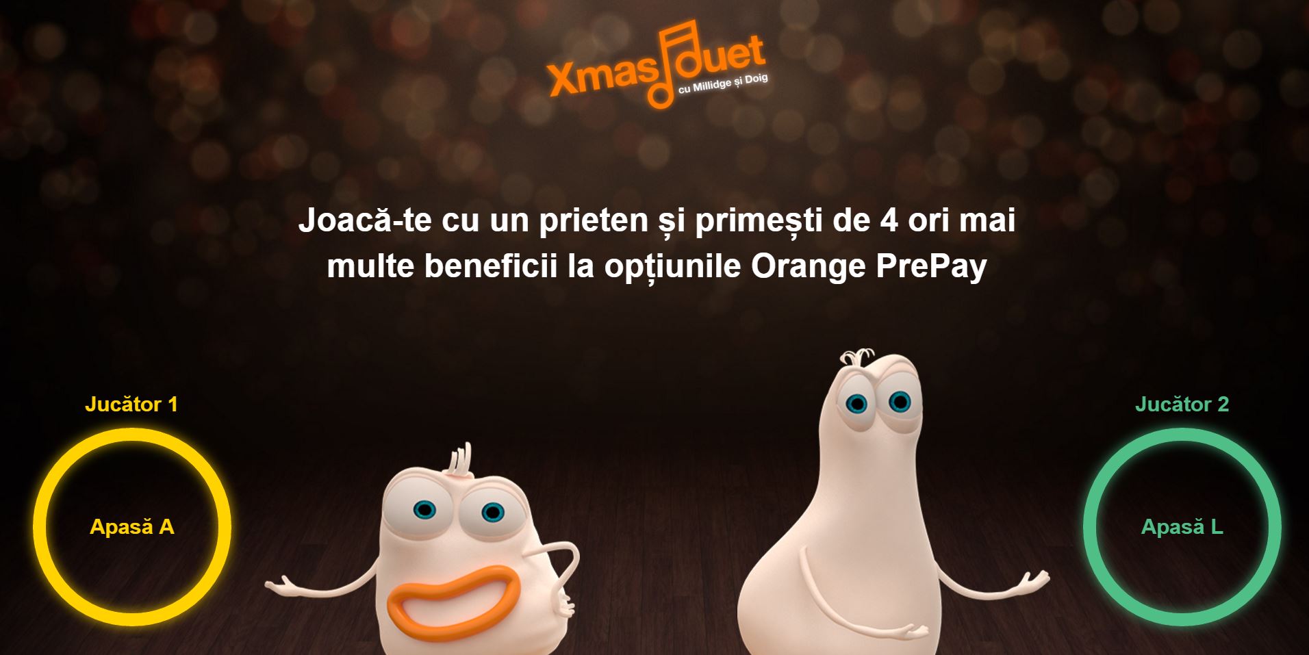 Duo de Noël orange