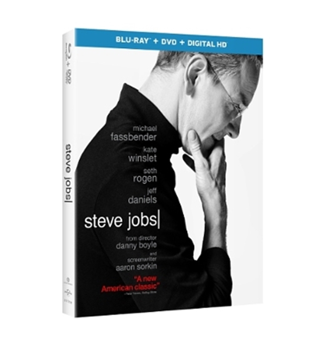 film Steve Jobs przesyłany strumieniowo na Blu-Ray