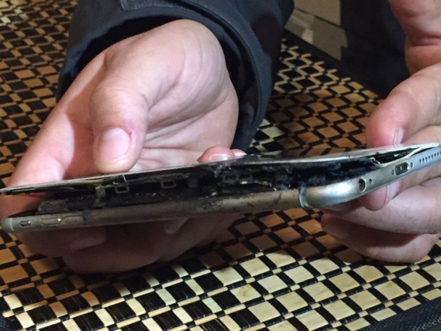 iPhone 6 Plus verbrand in de zak