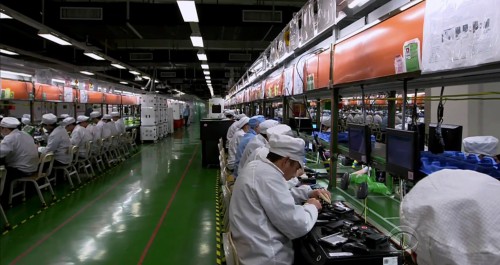 iPhone production line