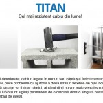 titaniumbestendige iPhone-kabel