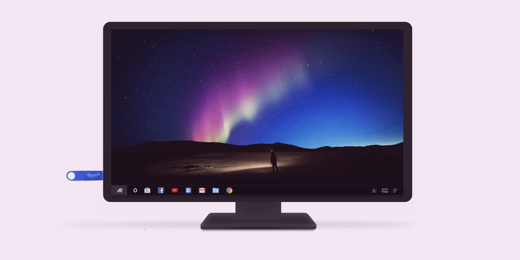 Remix Android OS på PC