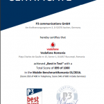 certificare vodafone p3 Communcations