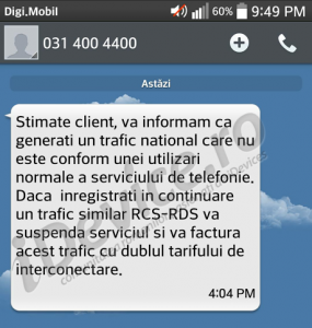 Limitazione nazionale dei messaggi digi mobile1