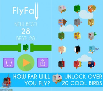 jeu iOS gratuit flyfall sans fin