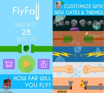 flyfall eindeloos valvrij ios-spel