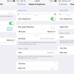 iOS 9.2 beta 2 Night Shift-indstillinger