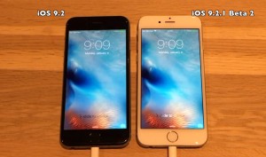 iOS 9.2 vs iOS 9.2.1 julkinen beta 2 suorituskyky