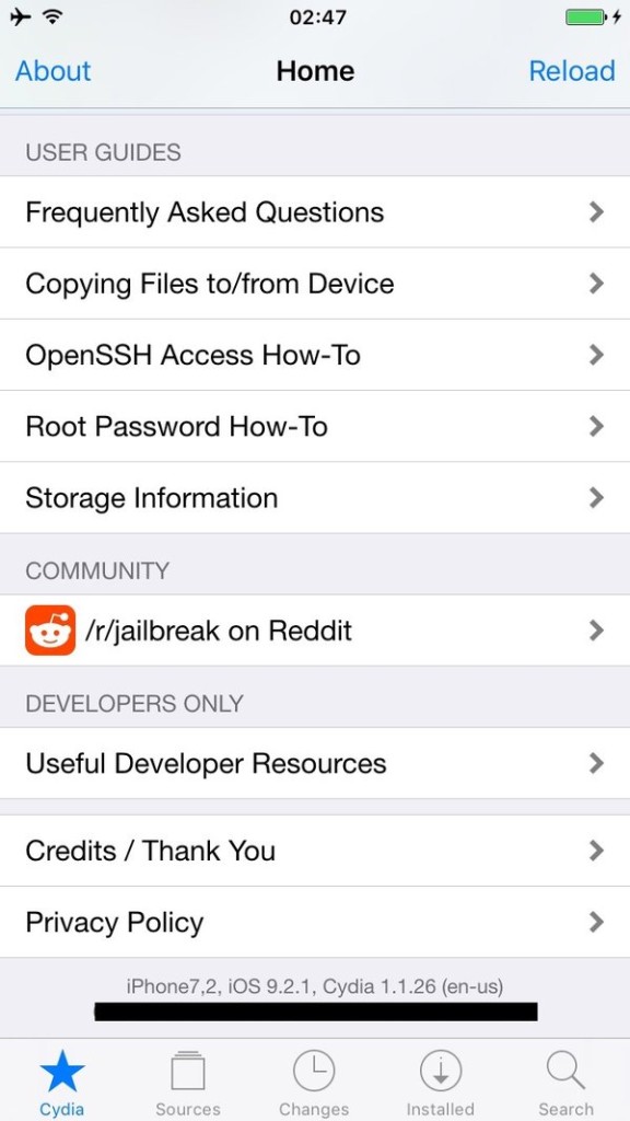 Jailbreak iOS 9.2.1