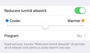 iOS 9.3 turno de noche