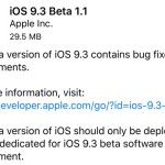 iOS 9.3 beta 1.1