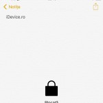 Notas de protección con contraseña de iOS 9.3 1