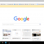 Immagini del nuovo design di Google Chrome