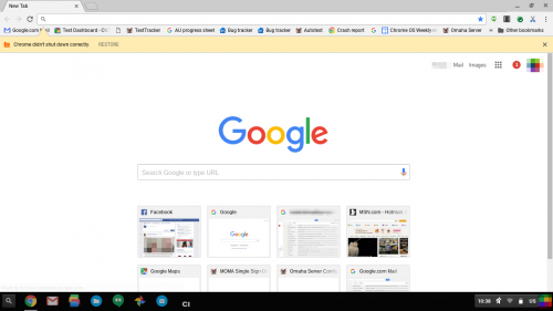 Google Chrome nye designbilleder