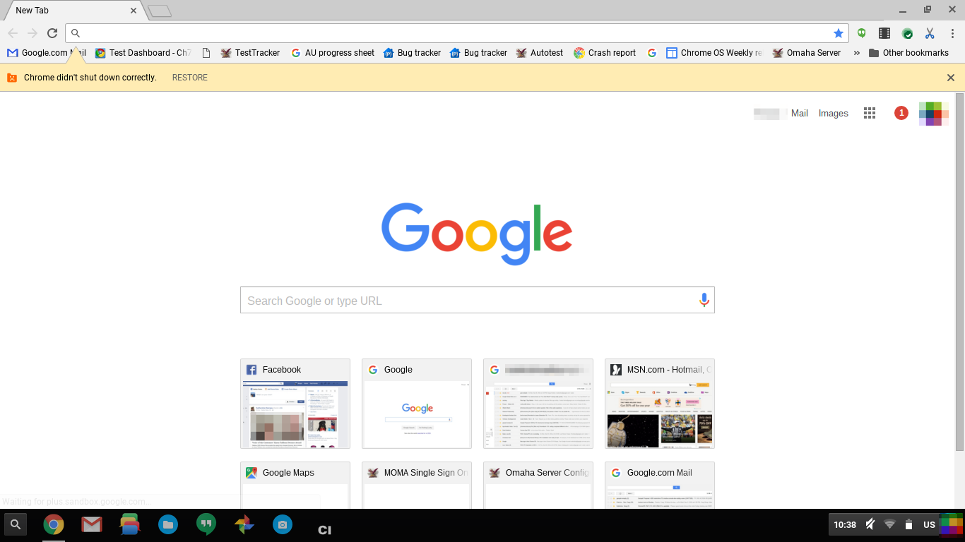 Nouvelles images de conception de Google Chrome